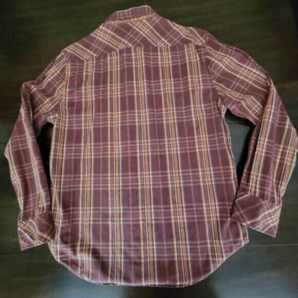 Canterbury of New Zealand Plaid Button Down Shirt Long Sleeve Size L - Picture 13 of 13
